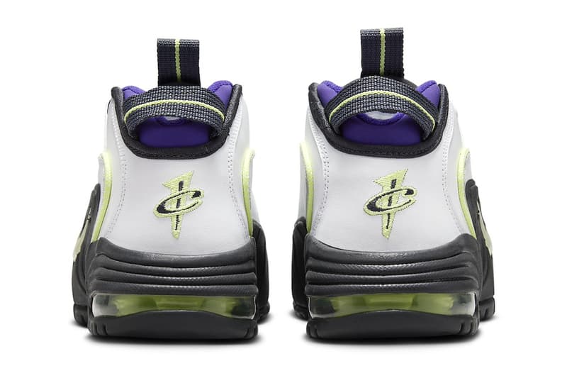 Nike Air Max Penny 1 "Penny Story" Has a 2024 Release Date FZ4043-100 White/Light Lemon Twist-Field Purple-Anthracite february 10 2024 penny hardaway stussy swoosh high tops basketbal lshoes