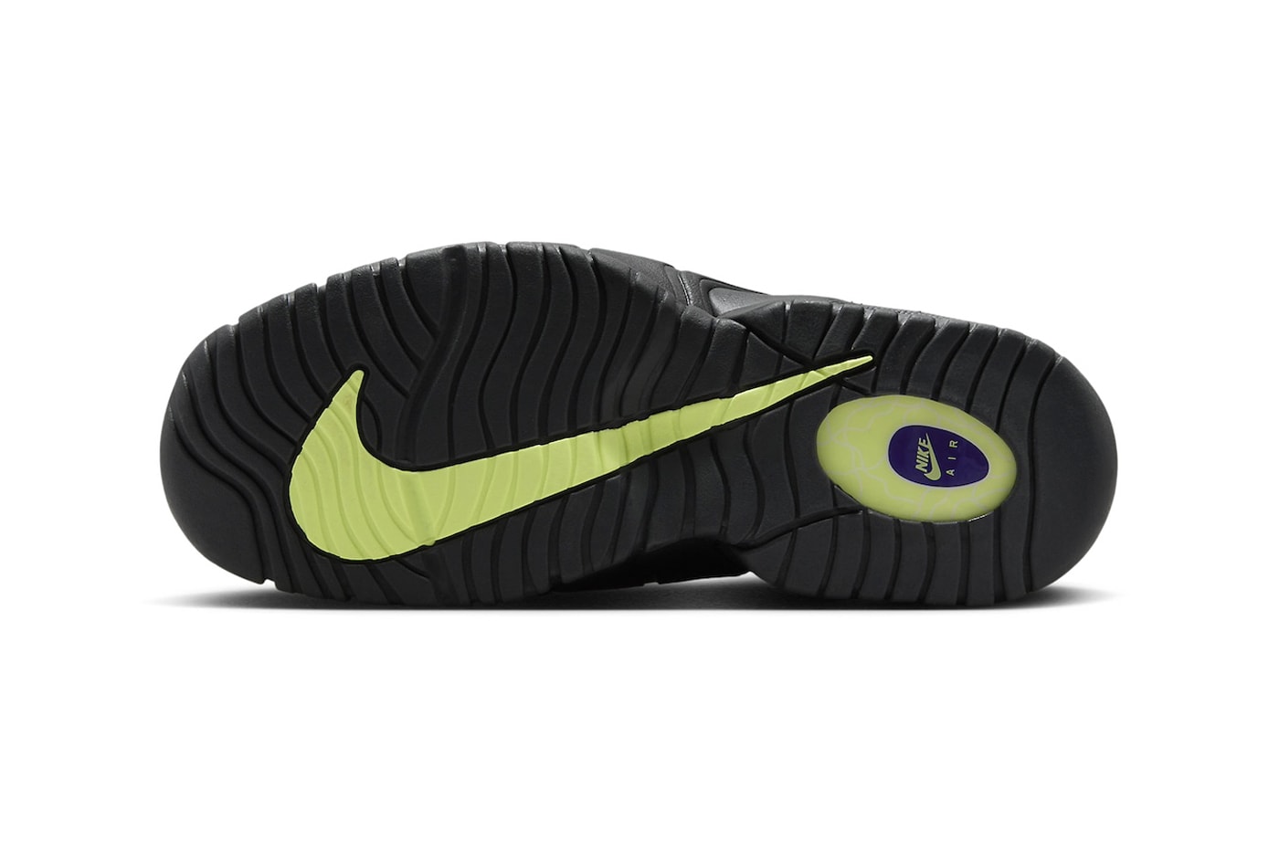 Nike Air Max Penny 1 "Penny Story" Has a 2024 Release Date FZ4043-100 White/Light Lemon Twist-Field Purple-Anthracite february 10 2024 penny hardaway stussy swoosh high tops basketbal lshoes