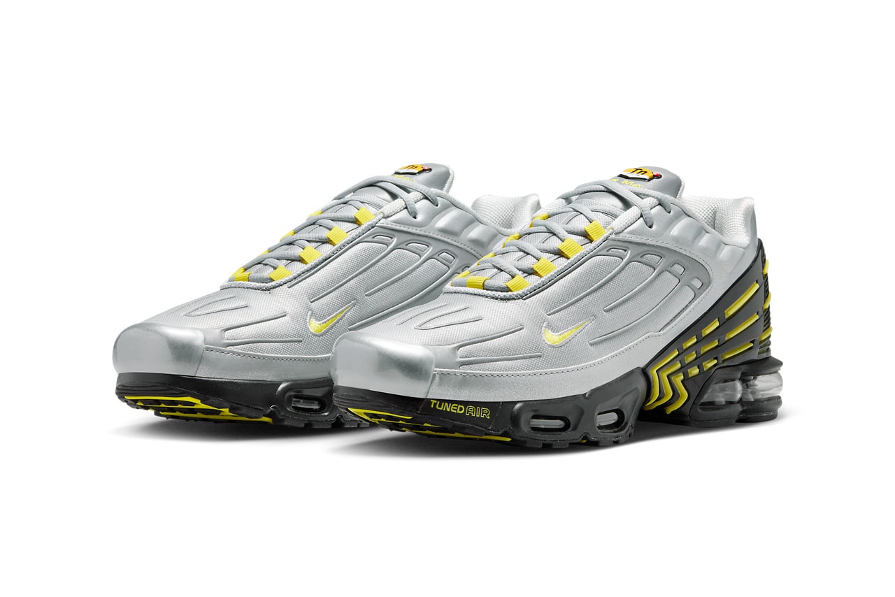 Nike Air Max Plus 3 Silver Yellow FZ4623-001 Release | Hypebeast