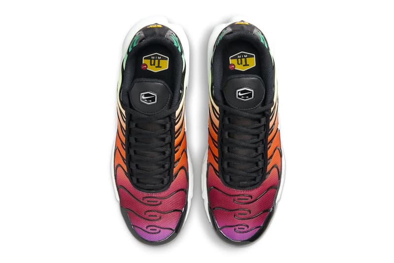 Official Look at the Nike Air Max Plus "Rainbow" DZ3670-001 spring 2024 functional technical sneaker shoes swoosh