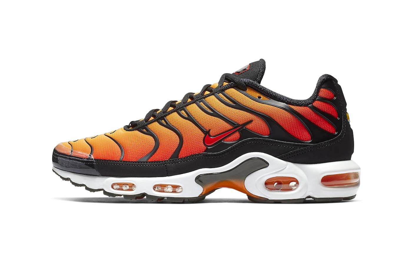 Nike Air Max Plus "Sunset" Is Returning Later This Year Fall 2024 HF0552-001 Black/Pimento-Bright Ceramic-Resin-White