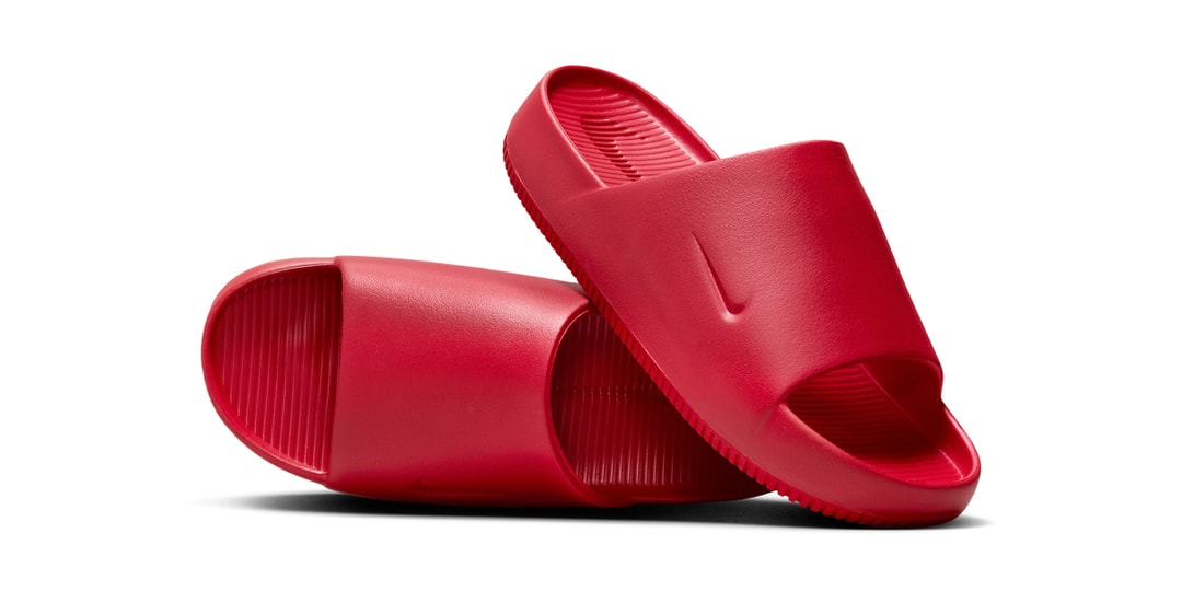 This Nike Calm Slide Is Seeing Red