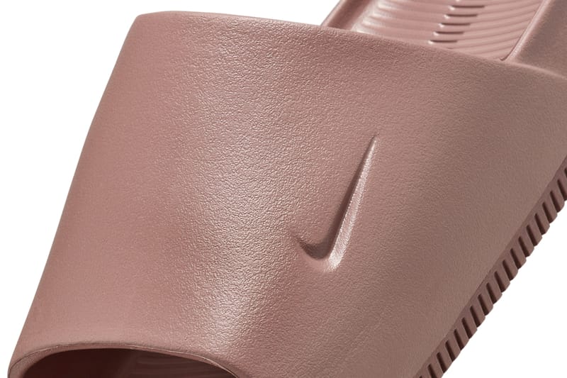 nike kawa slide rose gold