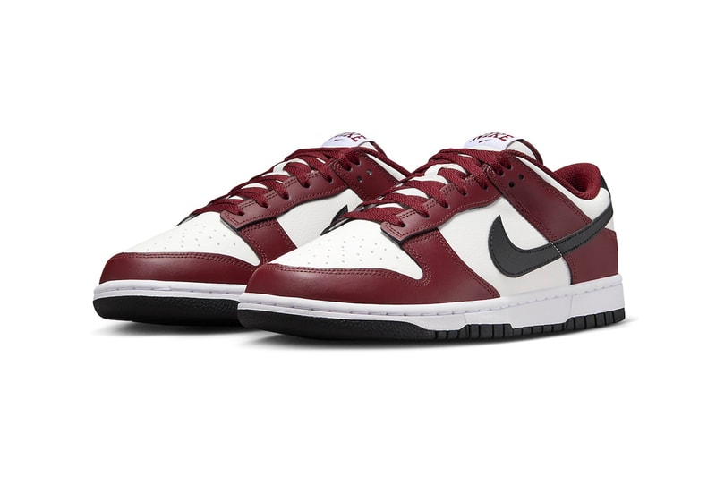 Nike Dunk Low Arrives in "Team Red" FZ4616-600 Dark Team Red/Black-Summit White swoosh sneakers low top