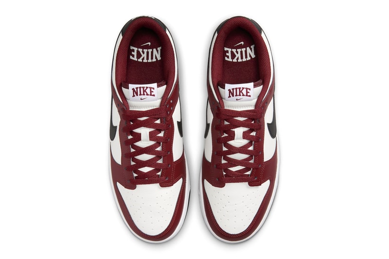 Nike Dunk Low Arrives in "Team Red" FZ4616-600 Dark Team Red/Black-Summit White swoosh sneakers low top