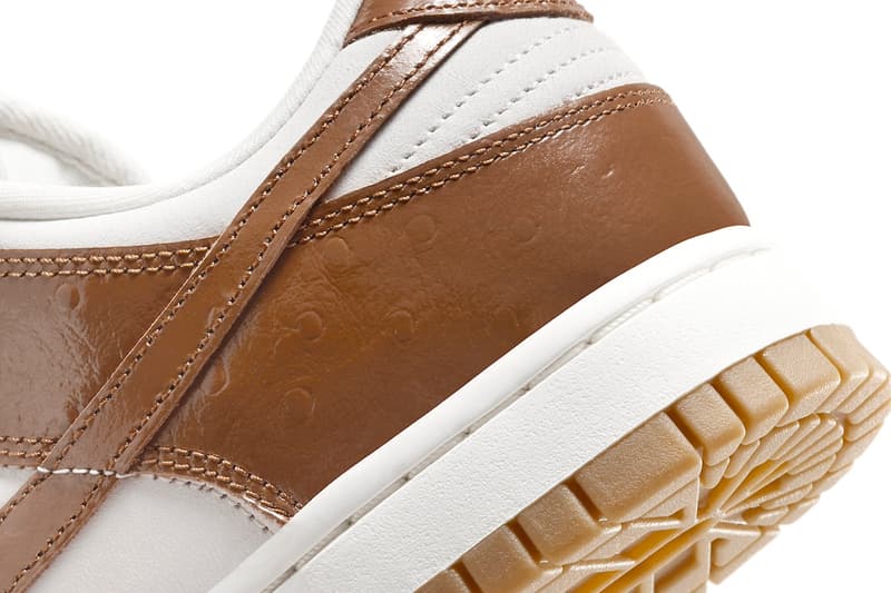 Nike Dunk Low LX WMNS Brown Ostritch FJ2260-001 Release Info