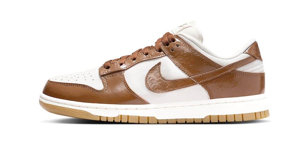 Nike Debuts the Dunk Low Lux in "Brown Ostrich"