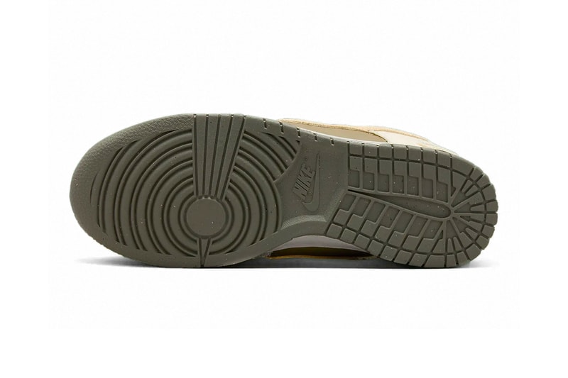 Nike Dunk Low "Sesame/Alablaster" FZ4341-100 Release Info swoosh low top leather suede canvas earthy tones