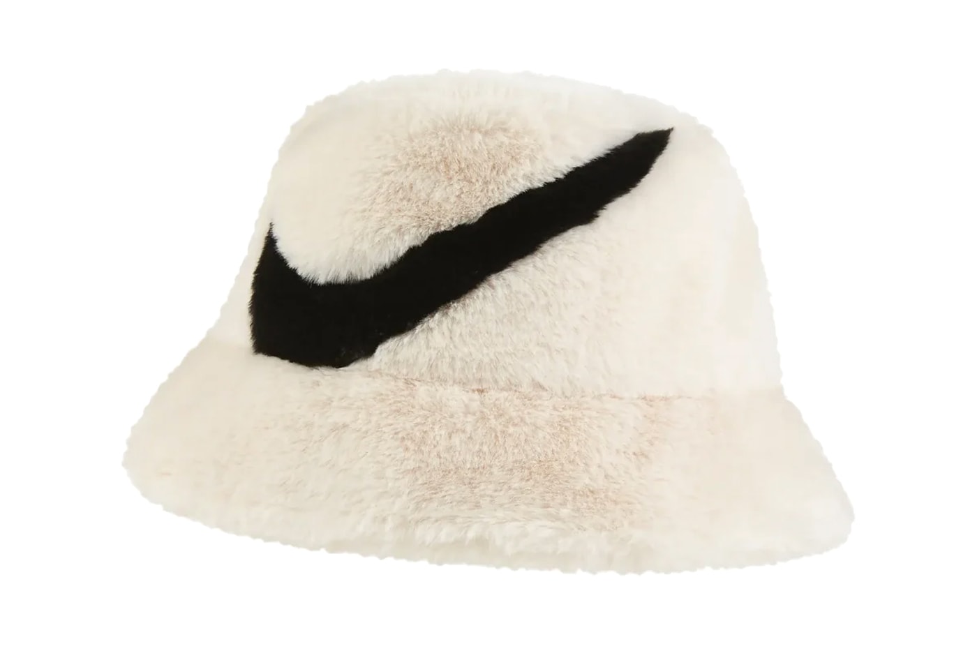 Nike Faux Fur swoosh Bucket Hat Plush knit Mittens N1008868-010 N1008868-110 FV6417-010 FV6417-617 FV6417-838 Release Info