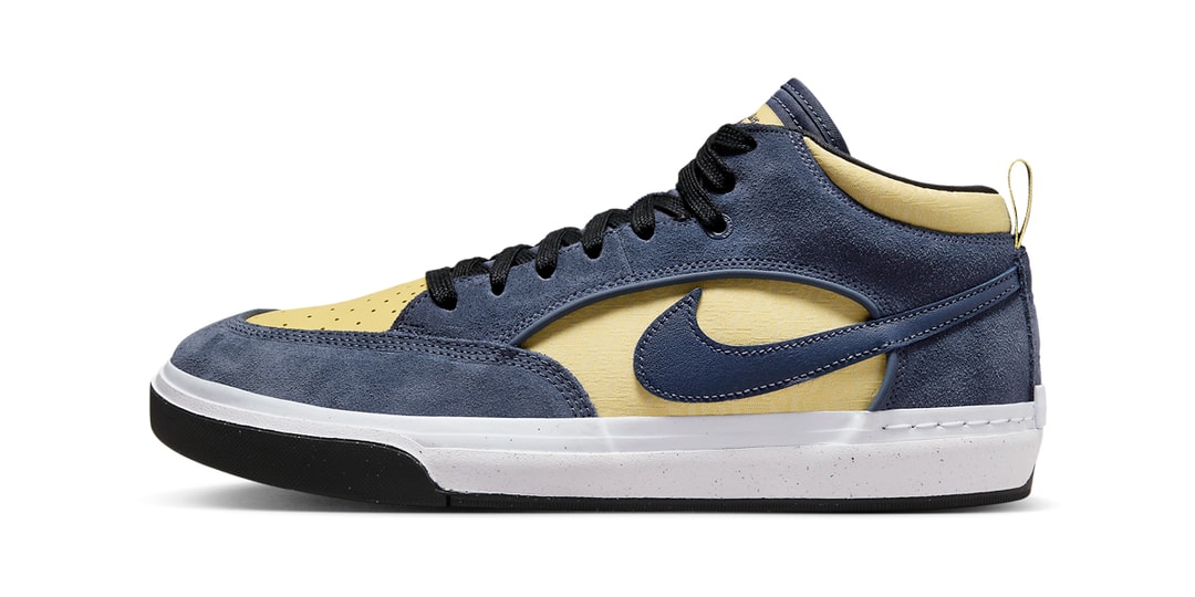 "Thunder Blue" and "Saturn Gold" Collide on the Nike SB React Leo