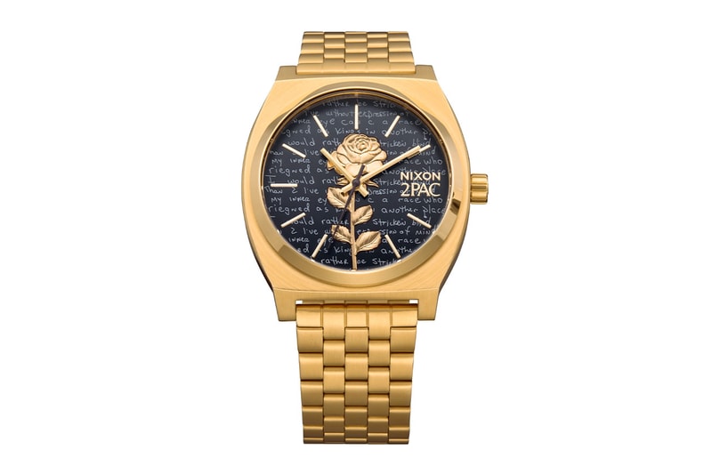 Time Teller 2PAC Collab Watch, Gold / Black