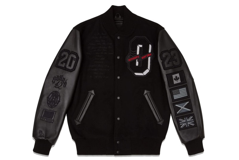 OVO Previews 'For All The Dogs' Varsity Jacket