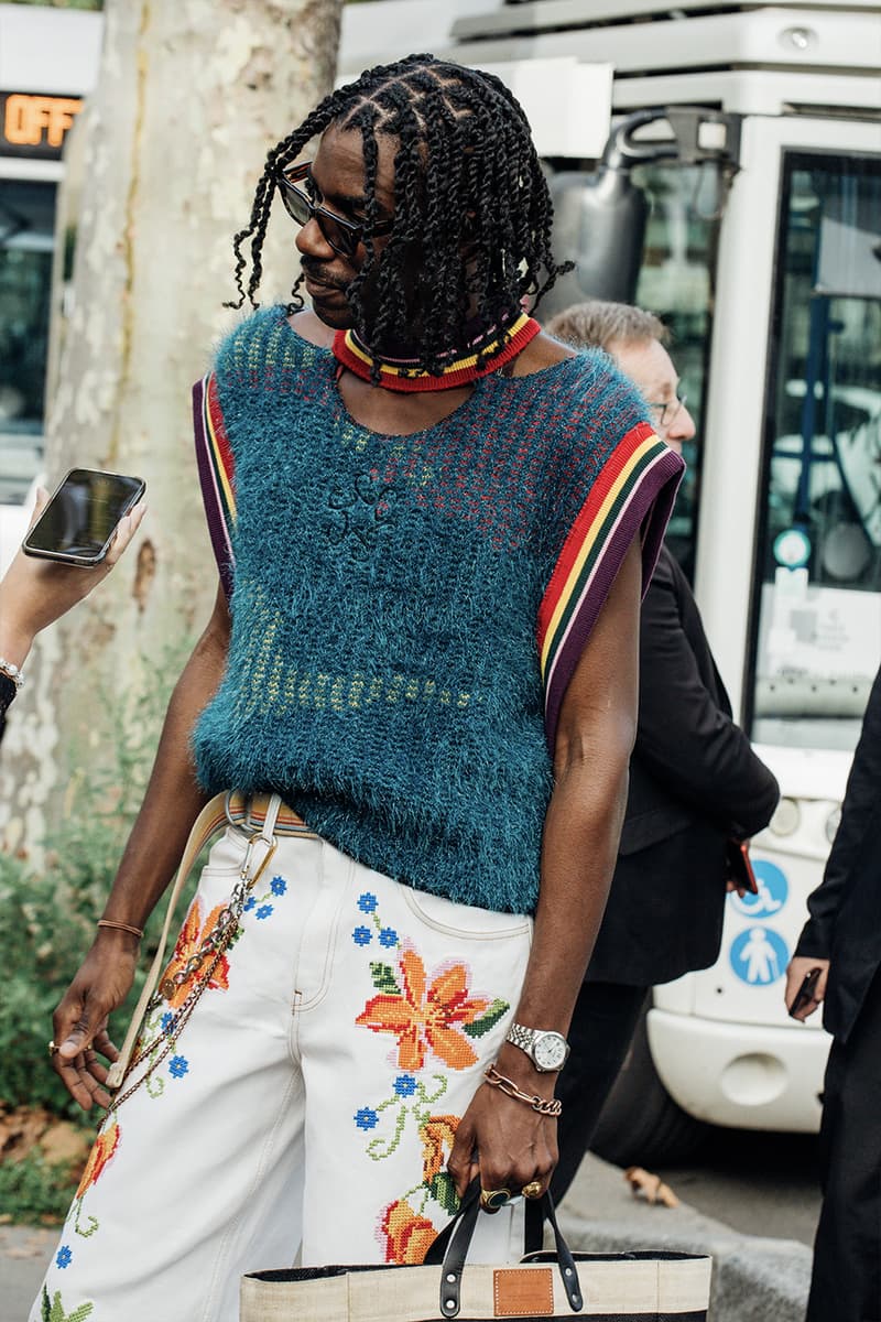 Paris Fashion Week SS24 Street Style