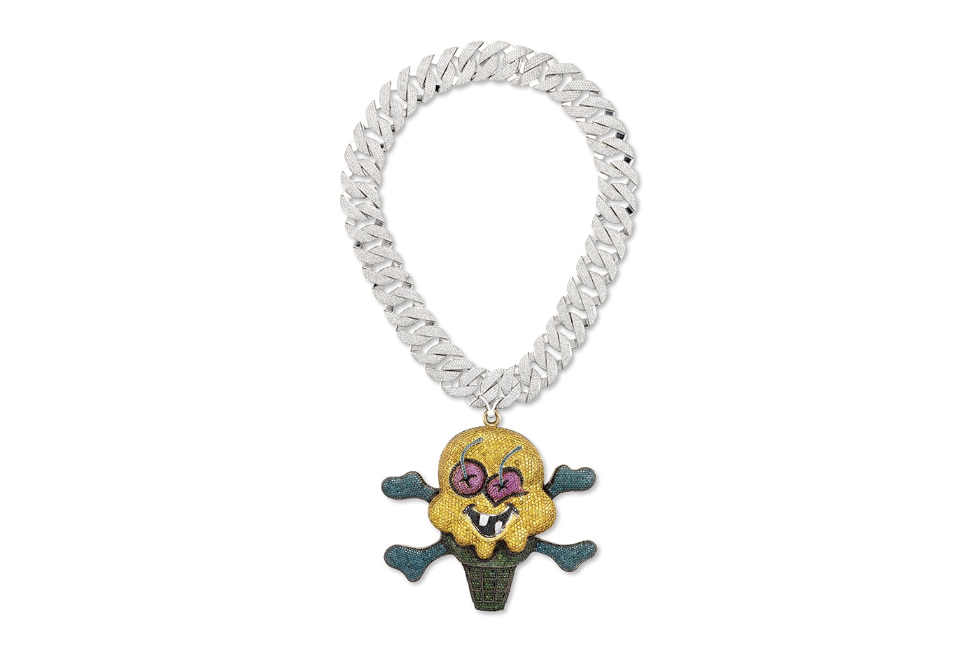 Custom Nigo Vintage Bape Pendant & Necklace with Matching Chain