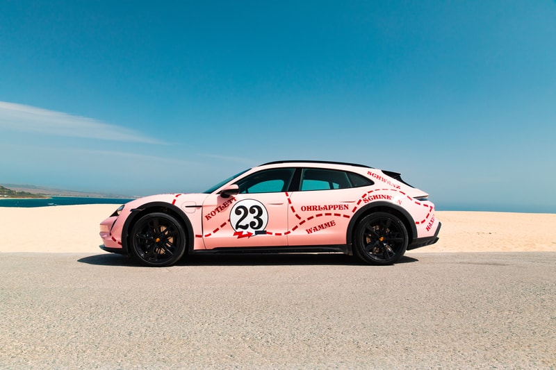 porsche duotone pink pig big berta 917/20 collaboration kite board kitesurf le mans racing car coupe 