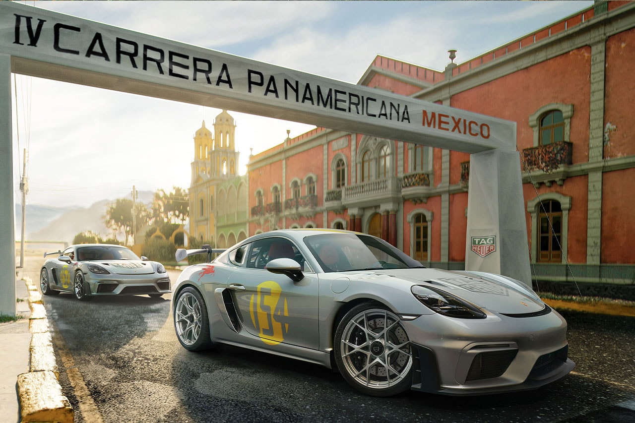 Информация о выпуске Porsche x TAG Heuer 718 Cayman GT4 RS Panamericana