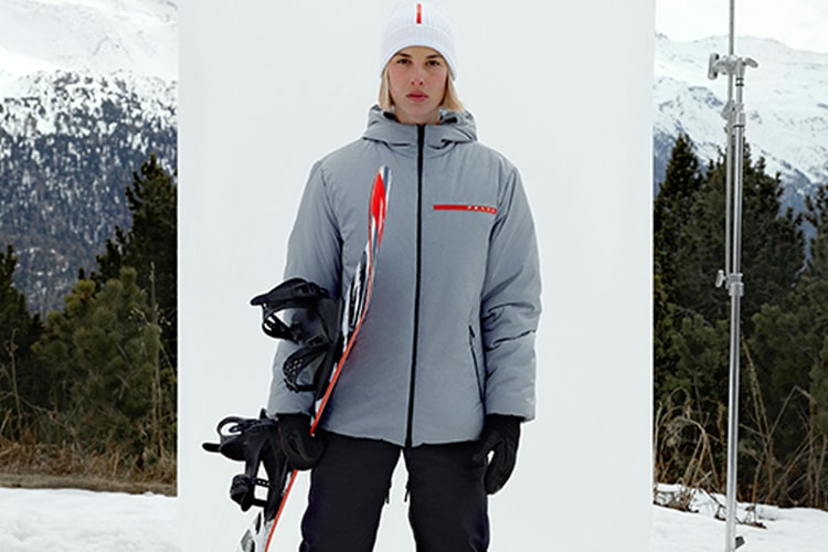 Prada Linea Rossa's FW23 Campaign Glides Down Swiss Valleys