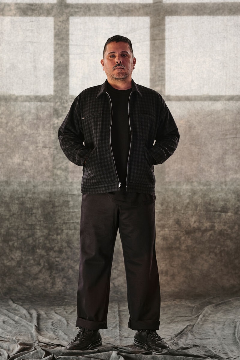 Randy's Garments Looks to Intentional Patterning For FW23 Fall/Winter 2023 twill wool fabric plaid pattern workwear elevated work jacket outwear overshirt functional apparel skate streetwear nyc garment district new york city 