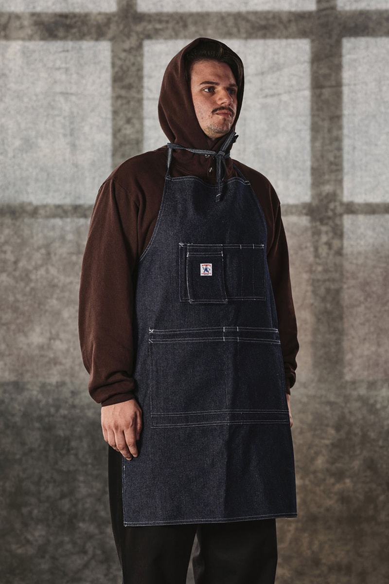 Randy's Garments Looks to Intentional Patterning For FW23 Fall/Winter 2023 twill wool fabric plaid pattern workwear elevated work jacket outwear overshirt functional apparel skate streetwear nyc garment district new york city 