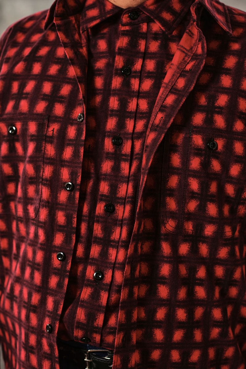 Randy's Garments Looks to Intentional Patterning For FW23 Fall/Winter 2023 twill wool fabric plaid pattern workwear elevated work jacket outwear overshirt functional apparel skate streetwear nyc garment district new york city 