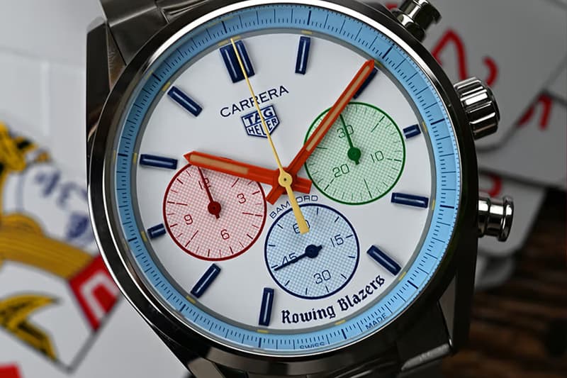 Rowing Blazers and TAG Heuer Unveil Limited-Edition "Yacht-Timer" Carrera Timepiece