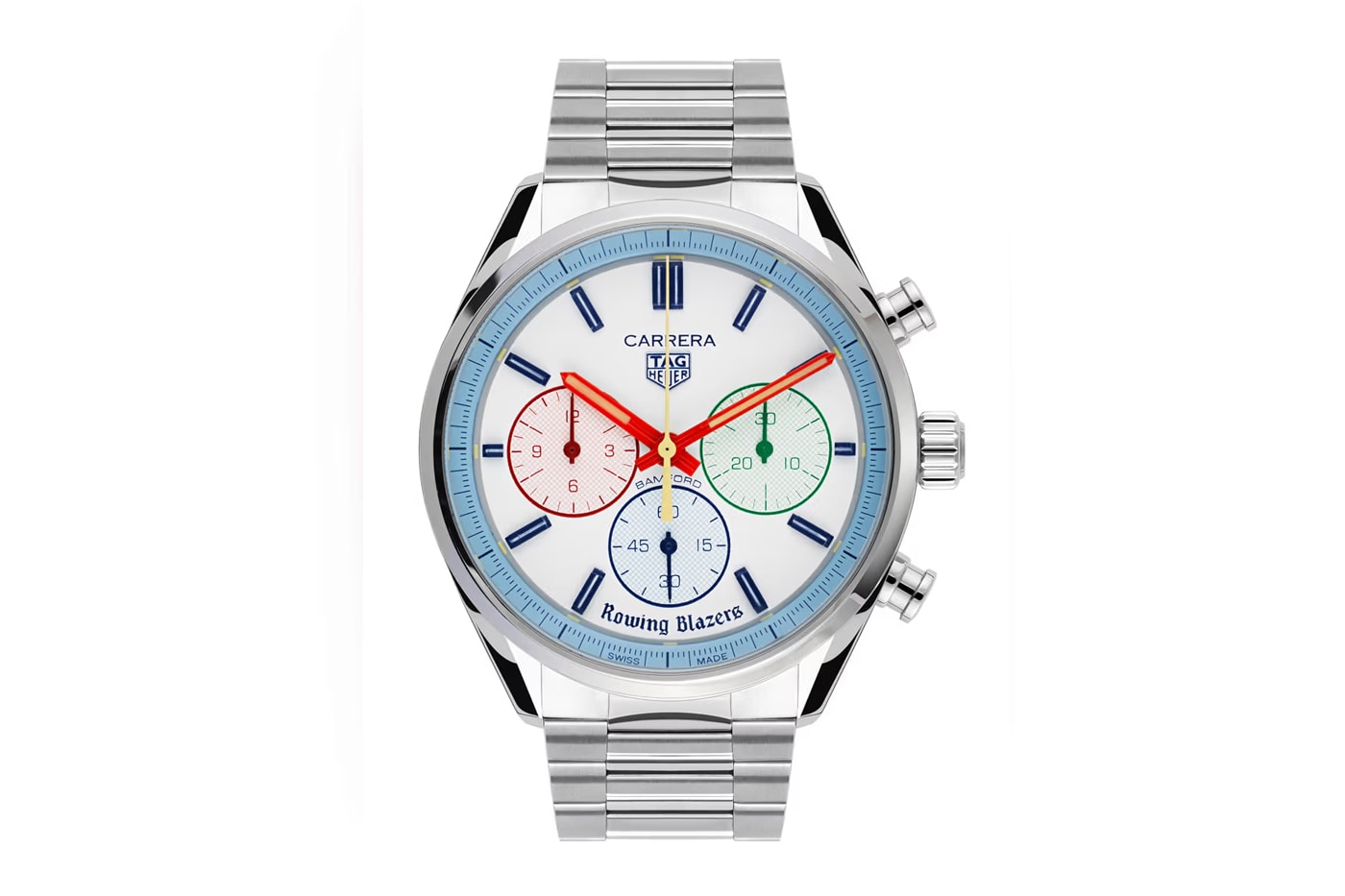 Rowing Blazers and TAG Heuer Unveil Limited-Edition "Yacht-Timer" Carrera Timepiece