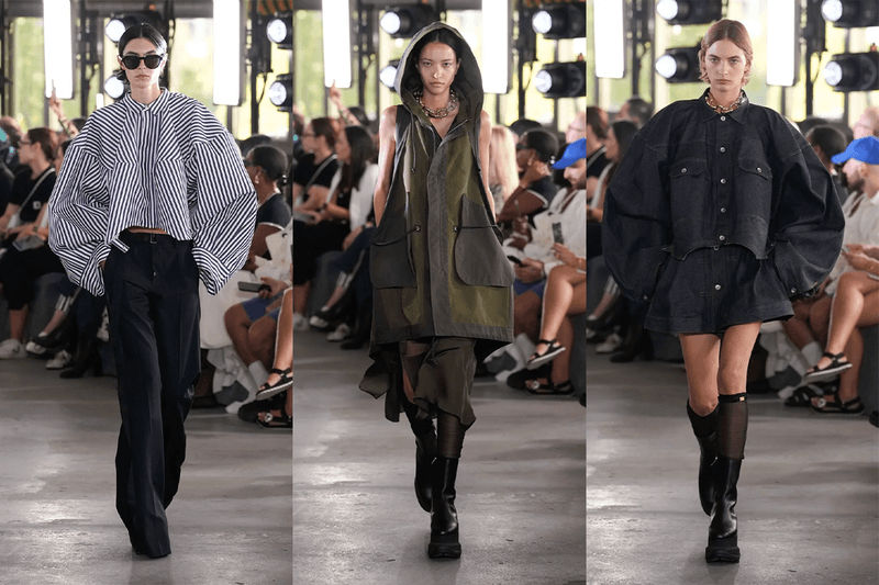 sacai Experiments With Swollen Utility for SS24