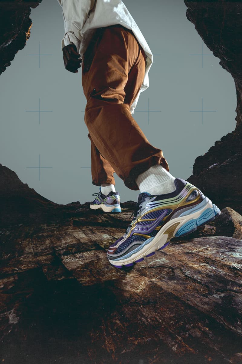 Saucony ProGrid Omni 9 Crystal Cave Footwear Shoes Fashion Sneakers Fashion Performance Running Sports Clothing