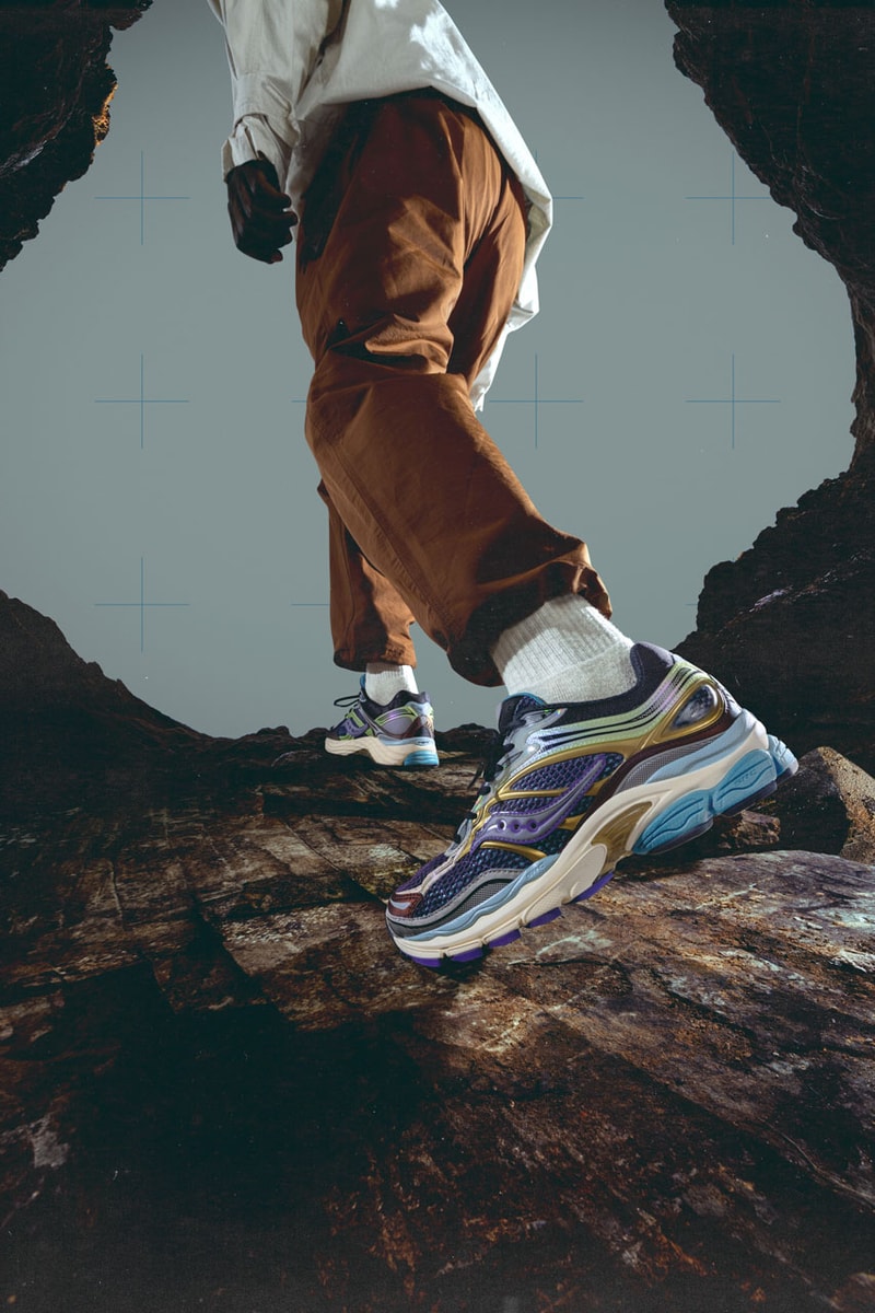 Saucony ProGrid Omni 9 Crystal Cave Footwear Shoes Fashion Sneakers Fashion Performance Running Sports Clothing