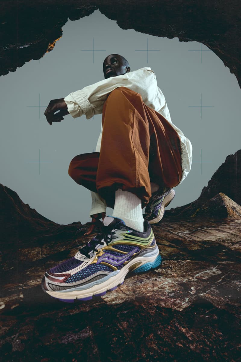 Saucony ProGrid Omni 9 Crystal Cave Footwear Shoes Fashion Sneakers Fashion Performance Running Sports Clothing