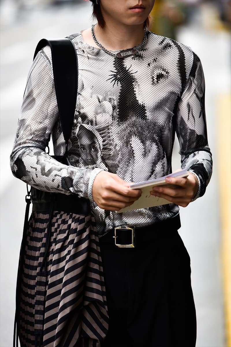 Shanghai Fashion Week SS24 Street Style china y project balenciaga showroom loewe autumn