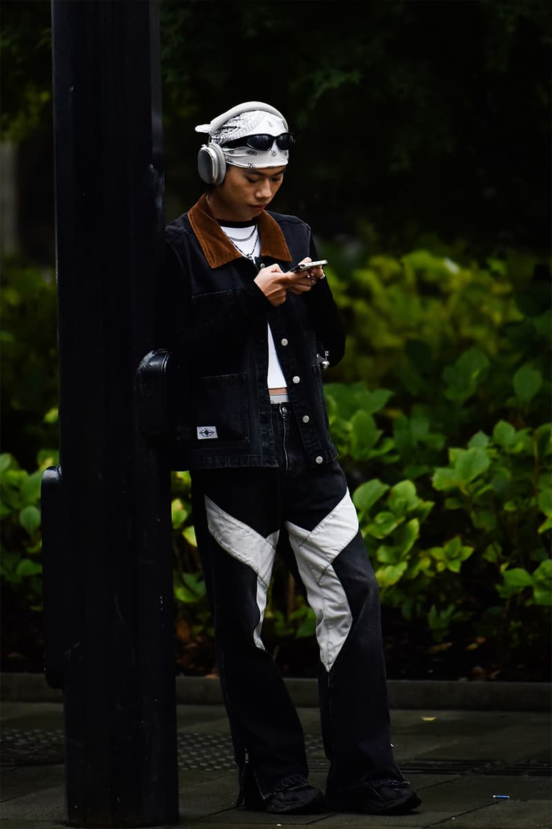 Shanghai Fashion Week SS24 Street Style china y project balenciaga showroom loewe autumn