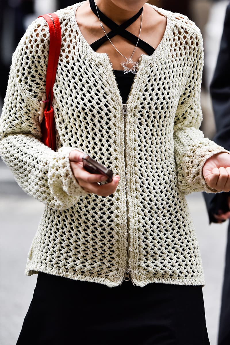 Shanghai Fashion Week SS24 Street Style china y project balenciaga showroom loewe autumn