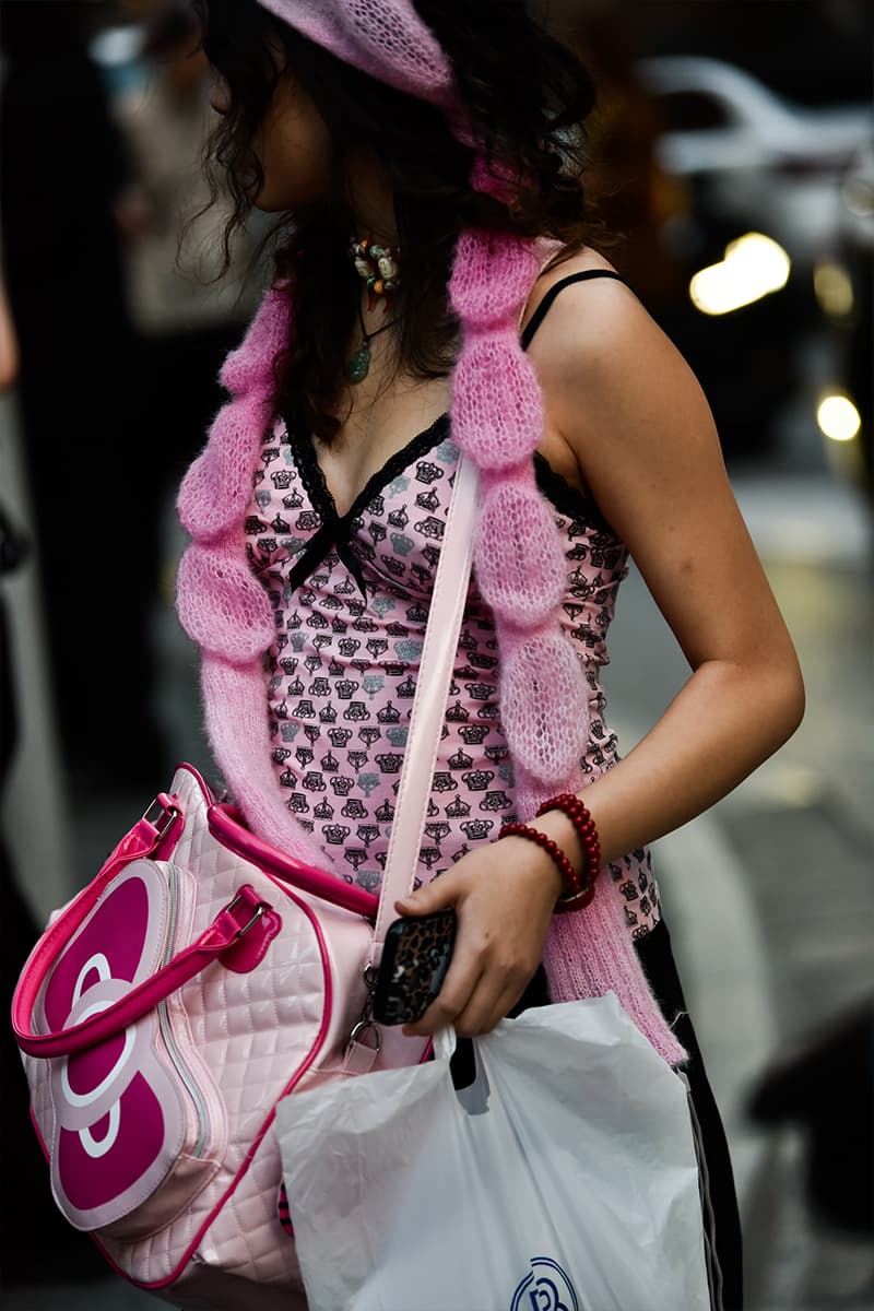 Shanghai Fashion Week SS24 Street Style china y project balenciaga showroom loewe autumn