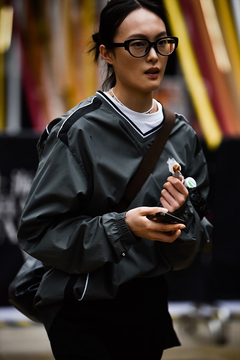 Shanghai Fashion Week SS24 Street Style china y project balenciaga showroom loewe autumn