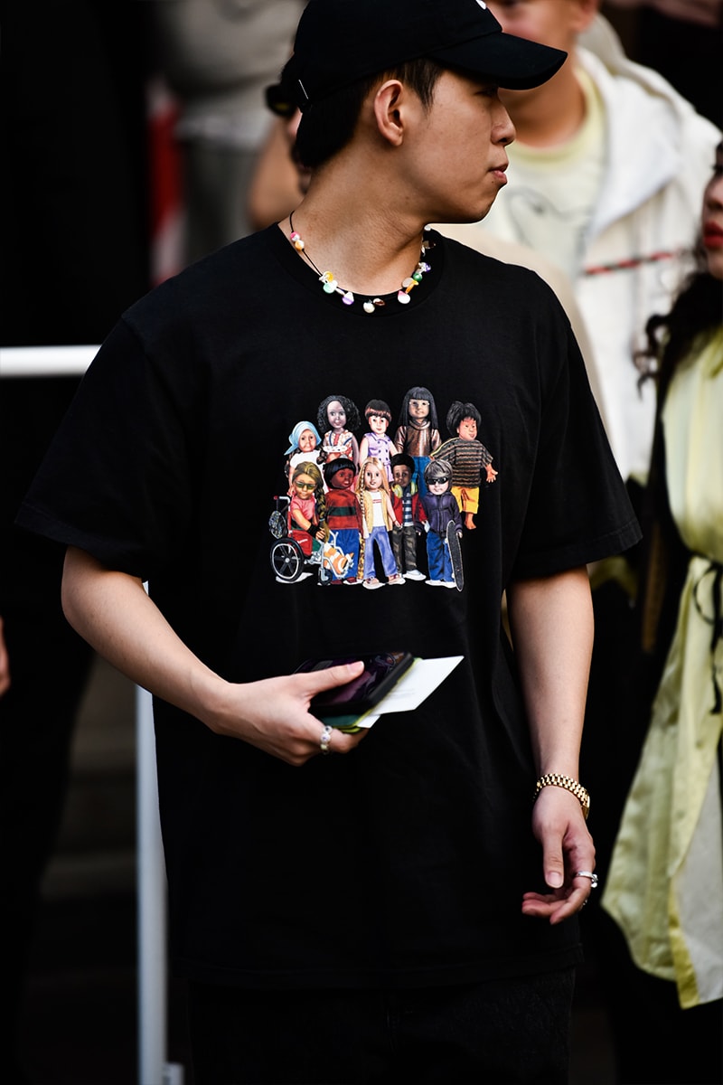 Shanghai Fashion Week SS24 Street Style china y project balenciaga showroom loewe autumn