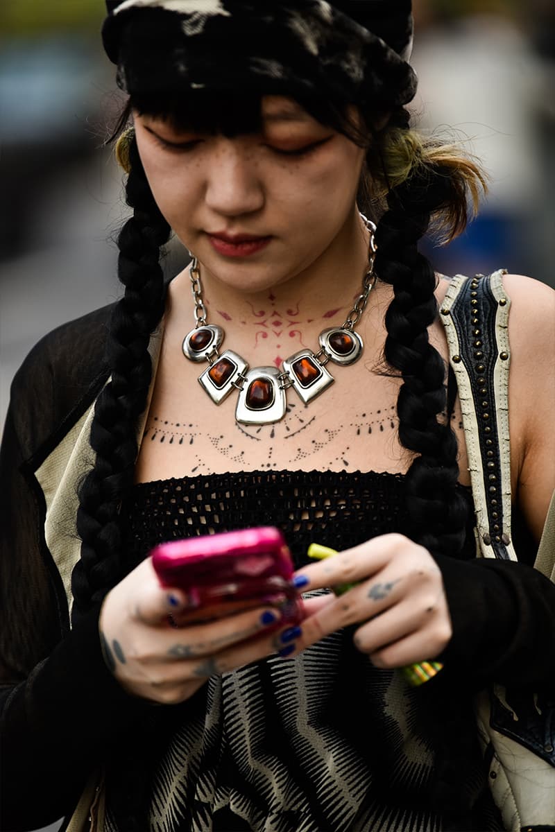 Shanghai Fashion Week SS24 Street Style china y project balenciaga showroom loewe autumn