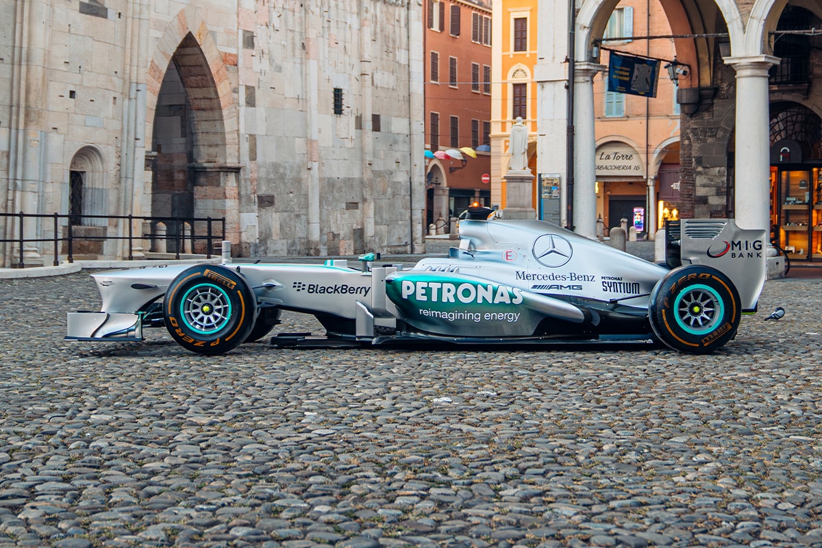 Lewis Hamilton Mercedes-Benz F1 First Race-Winning Car Sotheby's Auction |  Hypebeast