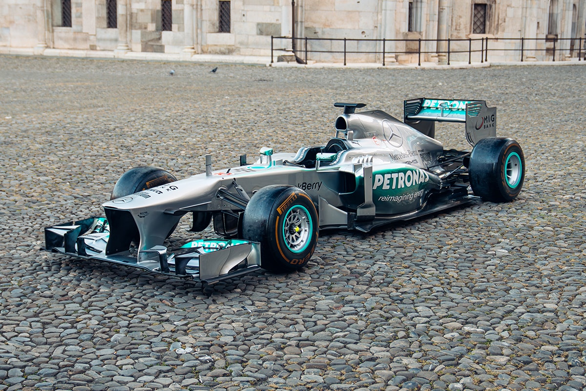 Lewis Hamilton's First Race-Winning Mercedes F1 Car Is Up For Auction