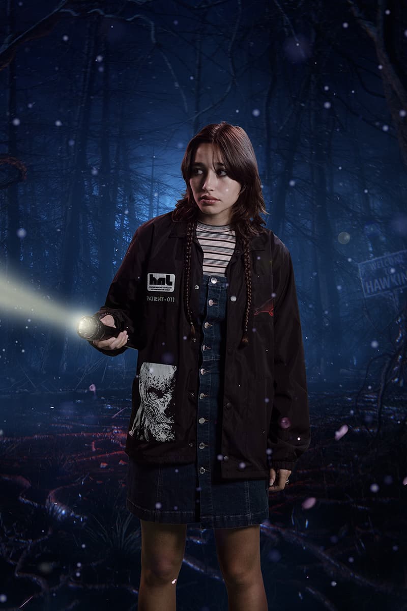 STAPLE Comes Together With Netflix on a New 'Stranger Things' Collaboration eleven millie bobby brown hawkins national laboratory staplepigeon jeffstaple monster scharacters