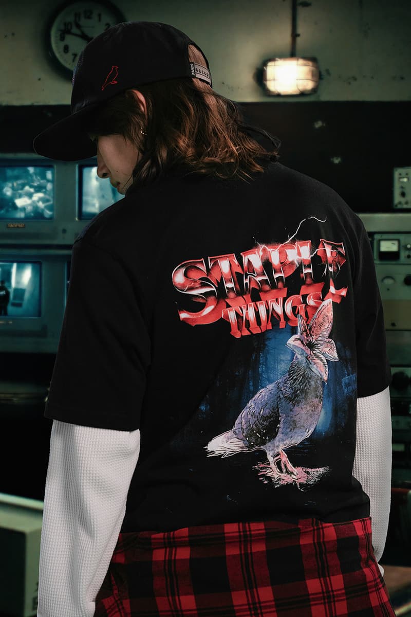 STAPLE Comes Together With Netflix on a New 'Stranger Things' Collaboration eleven millie bobby brown hawkins national laboratory staplepigeon jeffstaple monster scharacters