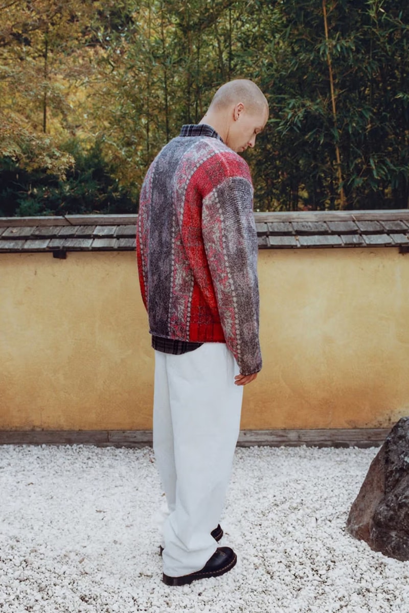 Stüssy Drops Holiday 2023 Collection Lookbooks japan zen garden fleece trousers bomber jackets skatewear cargo chore jacket 