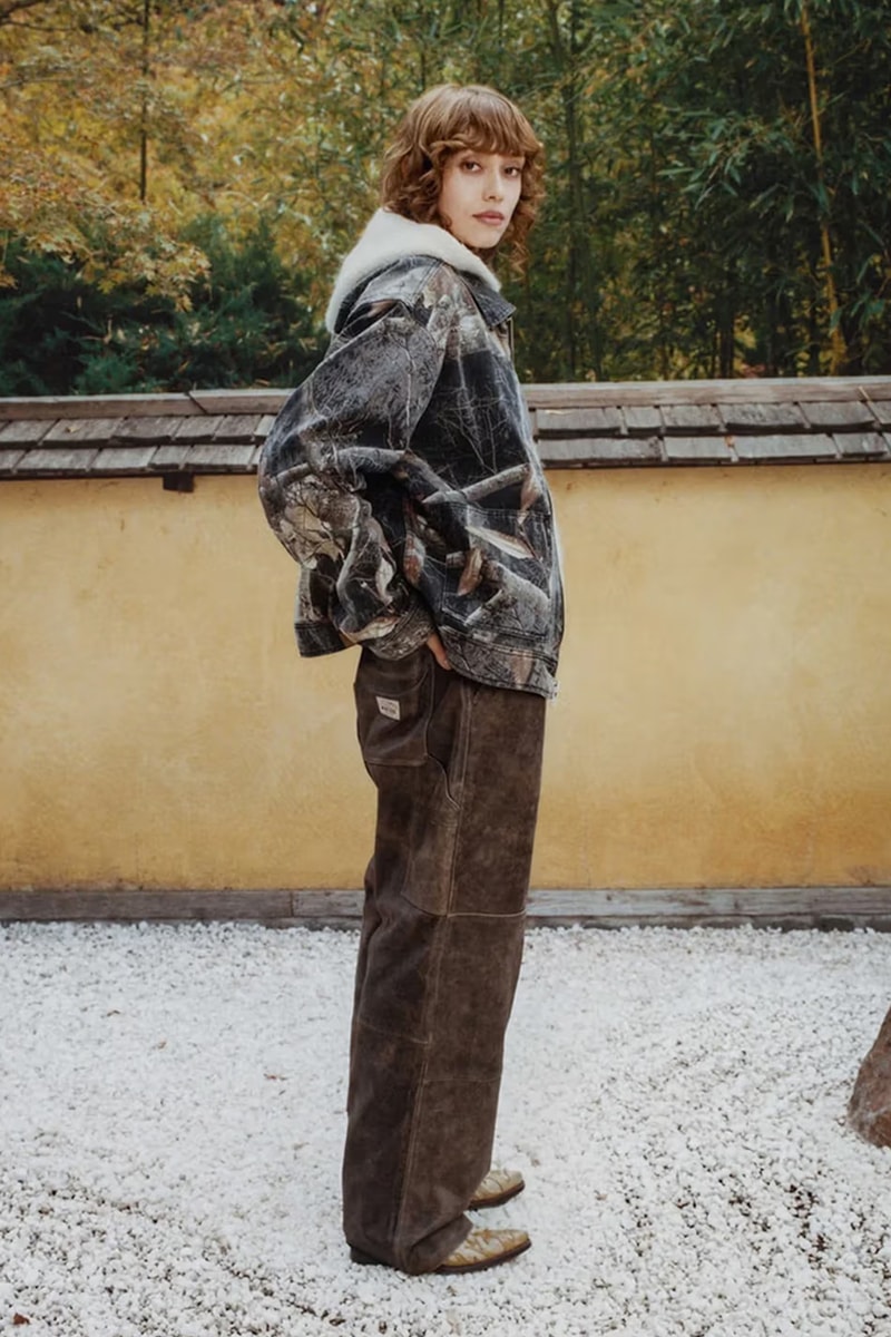 Stüssy Drops Holiday 2023 Collection Lookbooks japan zen garden fleece trousers bomber jackets skatewear cargo chore jacket 