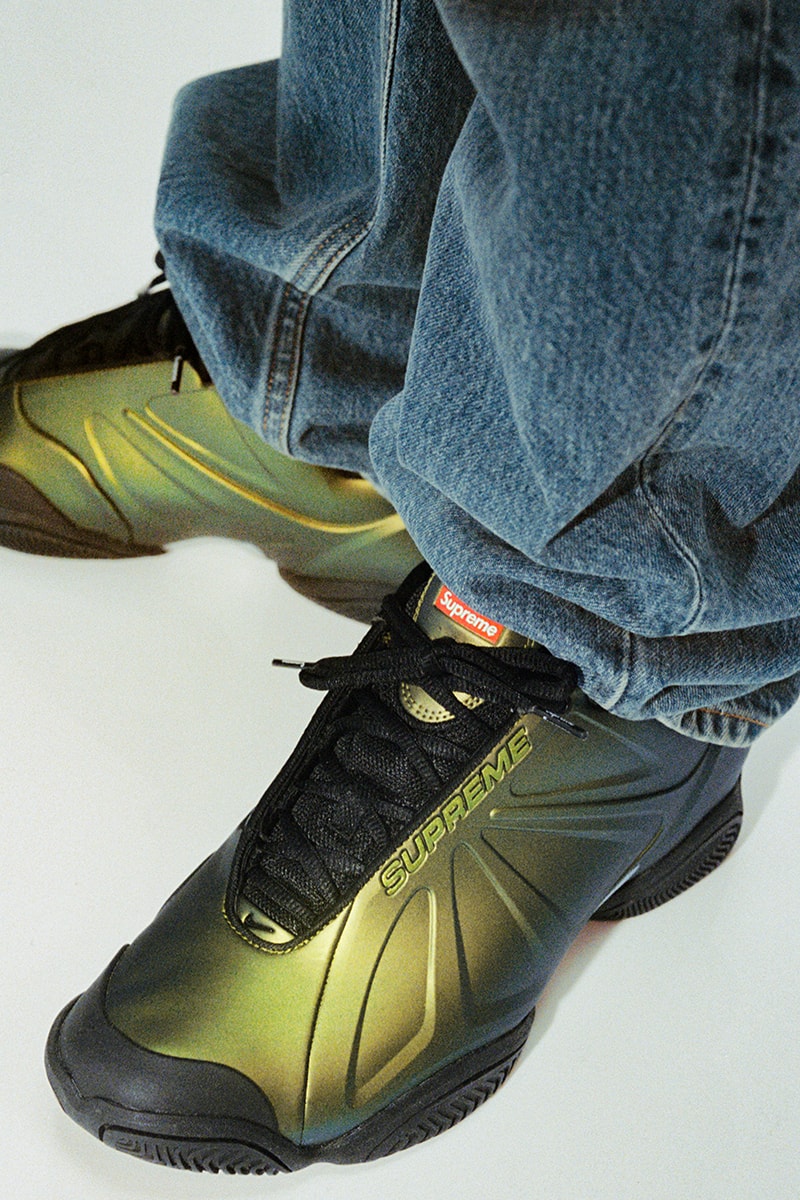 Supreme Nike Courtposite 'Gold' First Look - WpadcShops - nike air