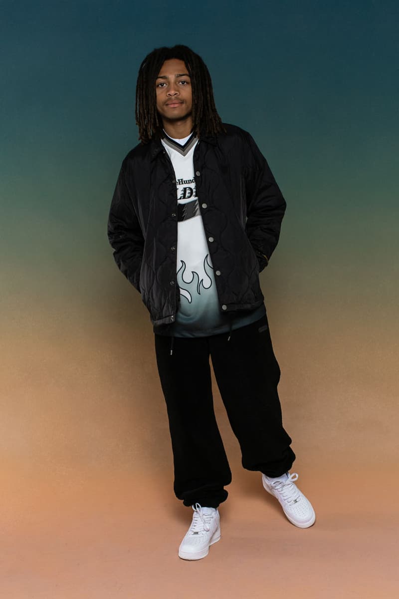 The Hundreds Pays Homage to Y2K Streetwear in Winter 2023 Collection  bobby ben hundreds los angeles california la dodgers sports jersey hoodie adam bomb