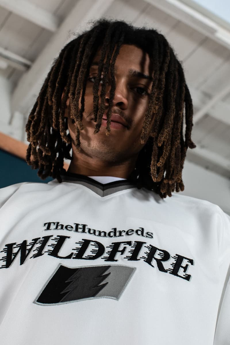 The Hundreds Pays Homage to Y2K Streetwear in Winter 2023 Collection  bobby ben hundreds los angeles california la dodgers sports jersey hoodie adam bomb