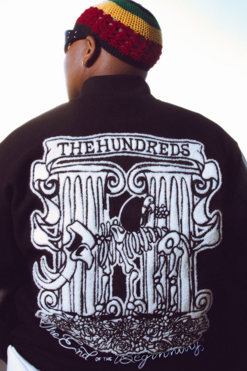 The Hundreds Pays Homage to Y2K Streetwear in Winter 2023 Collection  bobby ben hundreds los angeles california la dodgers sports jersey hoodie adam bomb