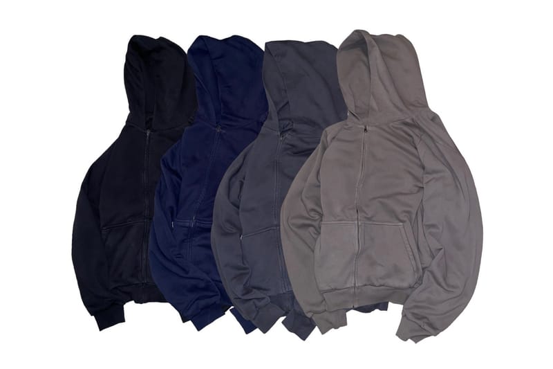 Yeezy Gap Hoodie Zip Up Taupe Double Layer Unreleased Yeezy Gap 
