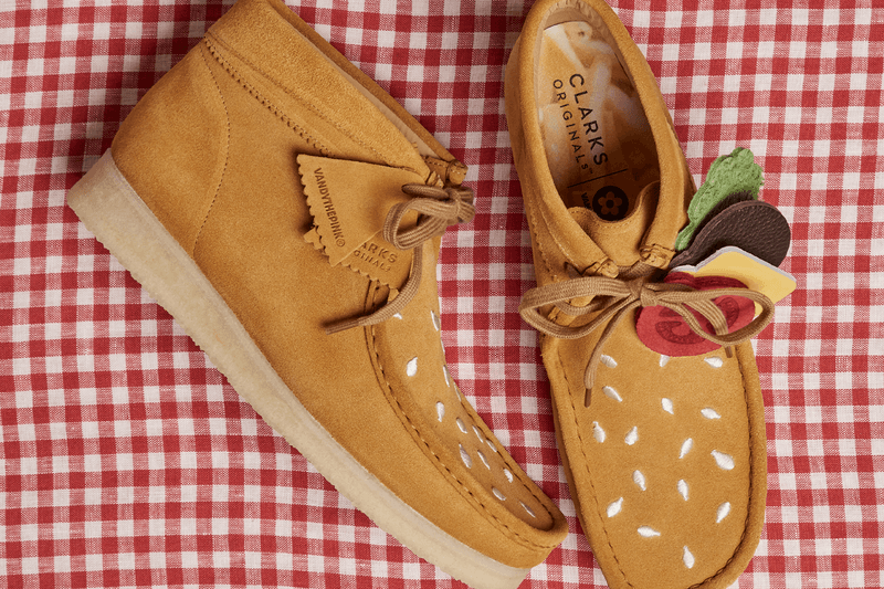 Vandy The Pink Clarks Originals Wallabee 26175940 hamburger bun collaboration boot footwear
