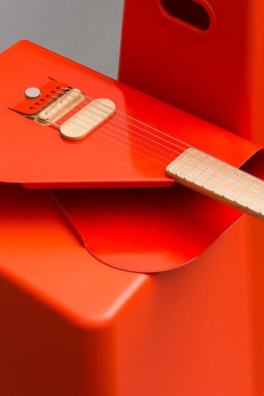 Verso Instruments Wraps Cosmo Electric Guitar in Vibrant Metal Sheet acoustic 